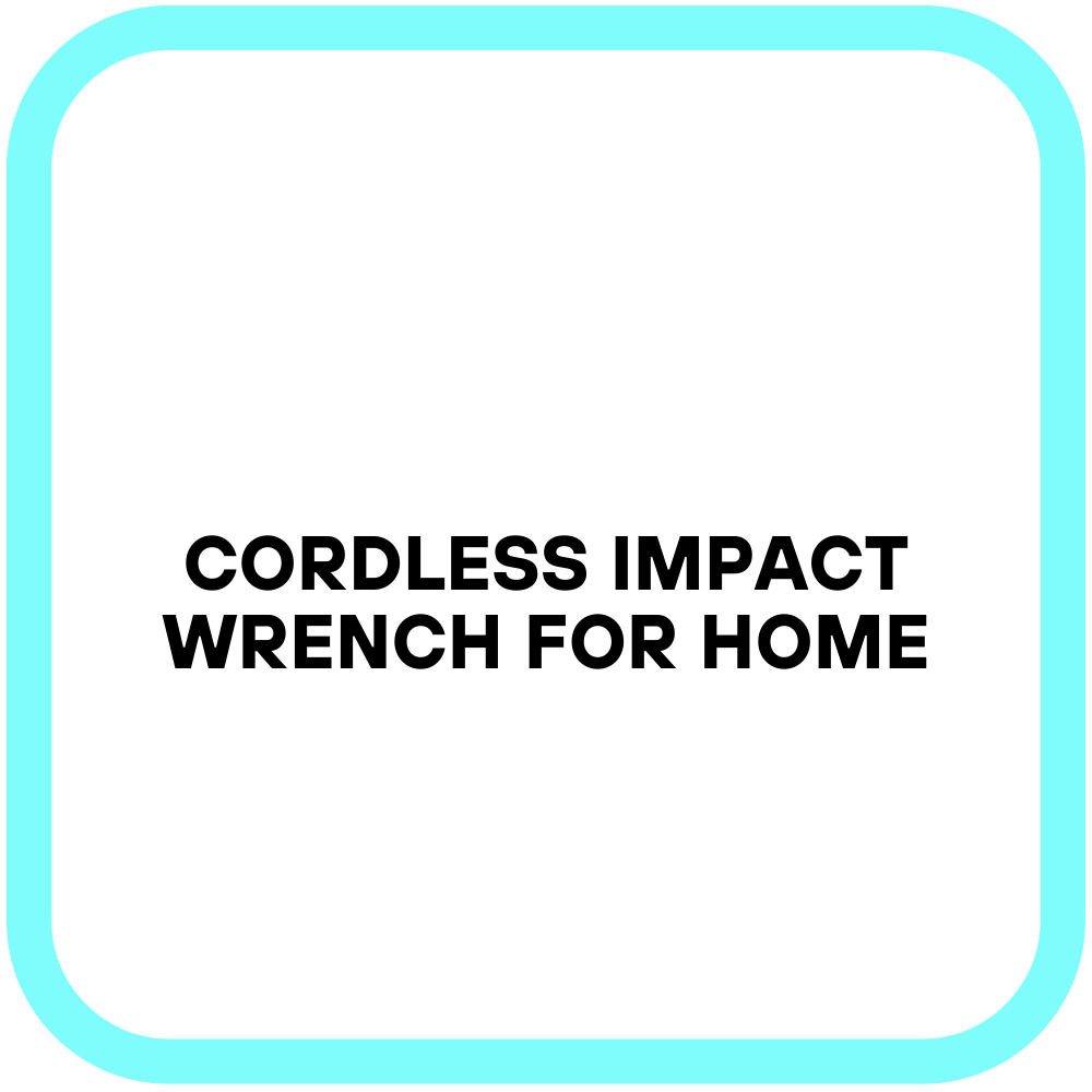 Cordless Impact Wrench for home