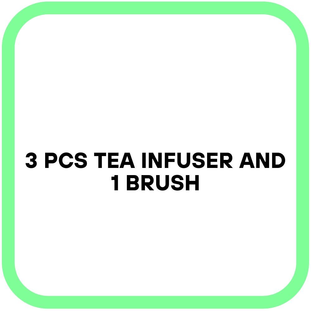 3 Pcs Tea Infuser and 1 Brush