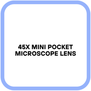 45X Mini Pocket Microscope Lens