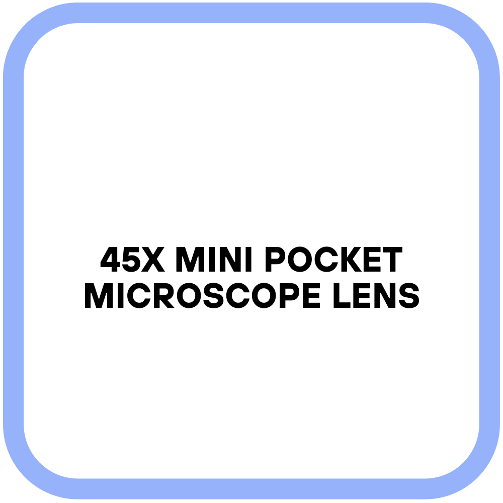 45X Mini Pocket Microscope Lens