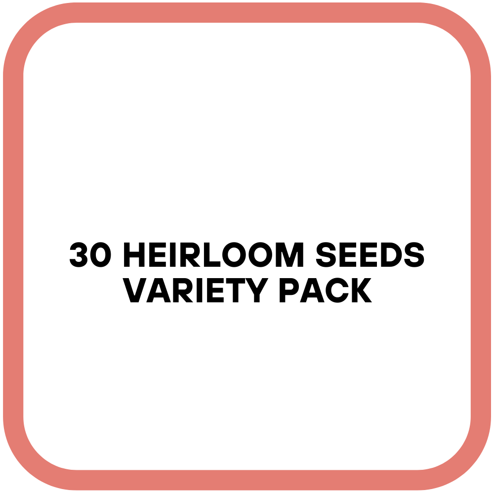 30 Heirloom Seeds Variety Pack