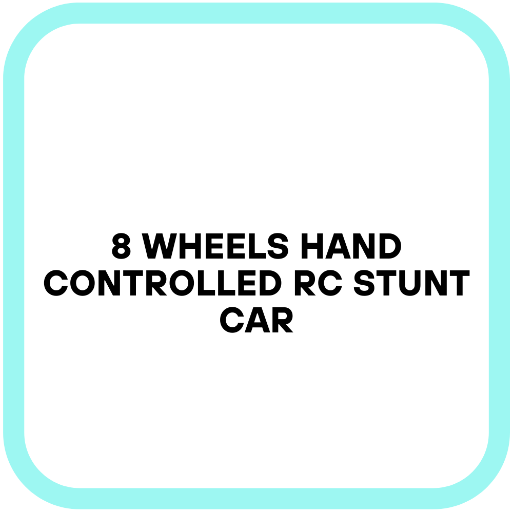 8 Wheels Hand Controlled RC Stunt Car