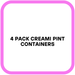 4 Pack Creami Pint Containers