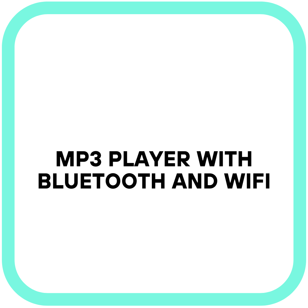 MP3 Player with Bluetooth and WiFi