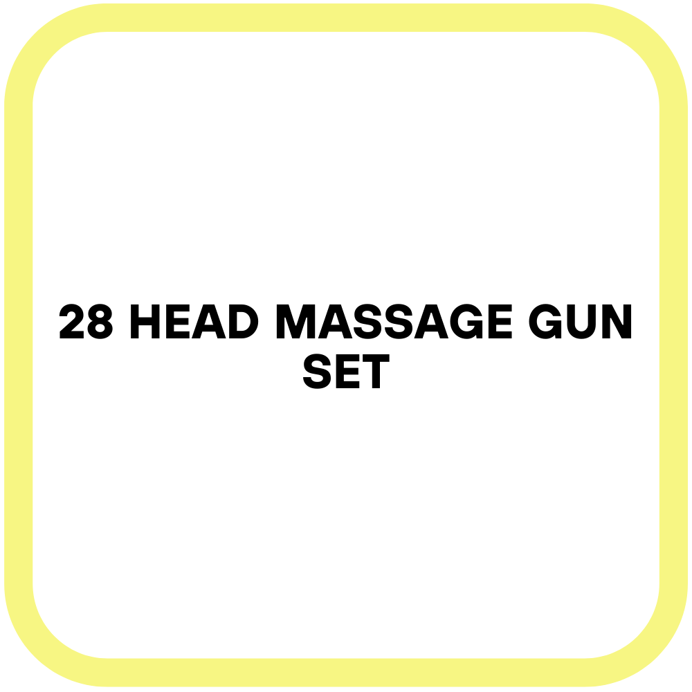 28 Head Massage Gun Set