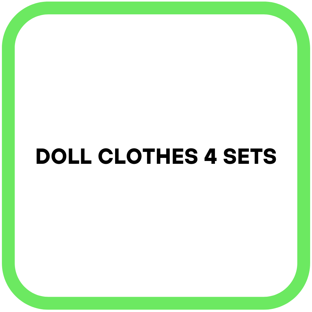 Doll Clothes 4 Sets