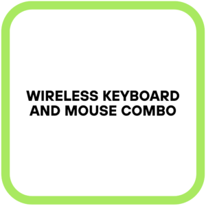 Wireless Keyboard and Mouse Combo