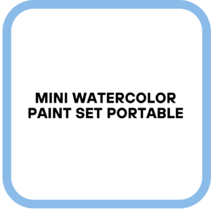 Mini Watercolor Paint Set Portable