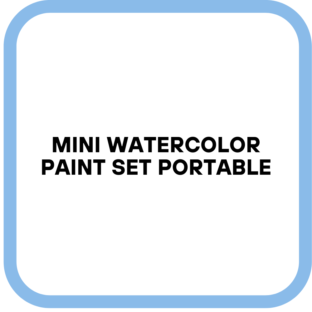 Mini Watercolor Paint Set Portable
