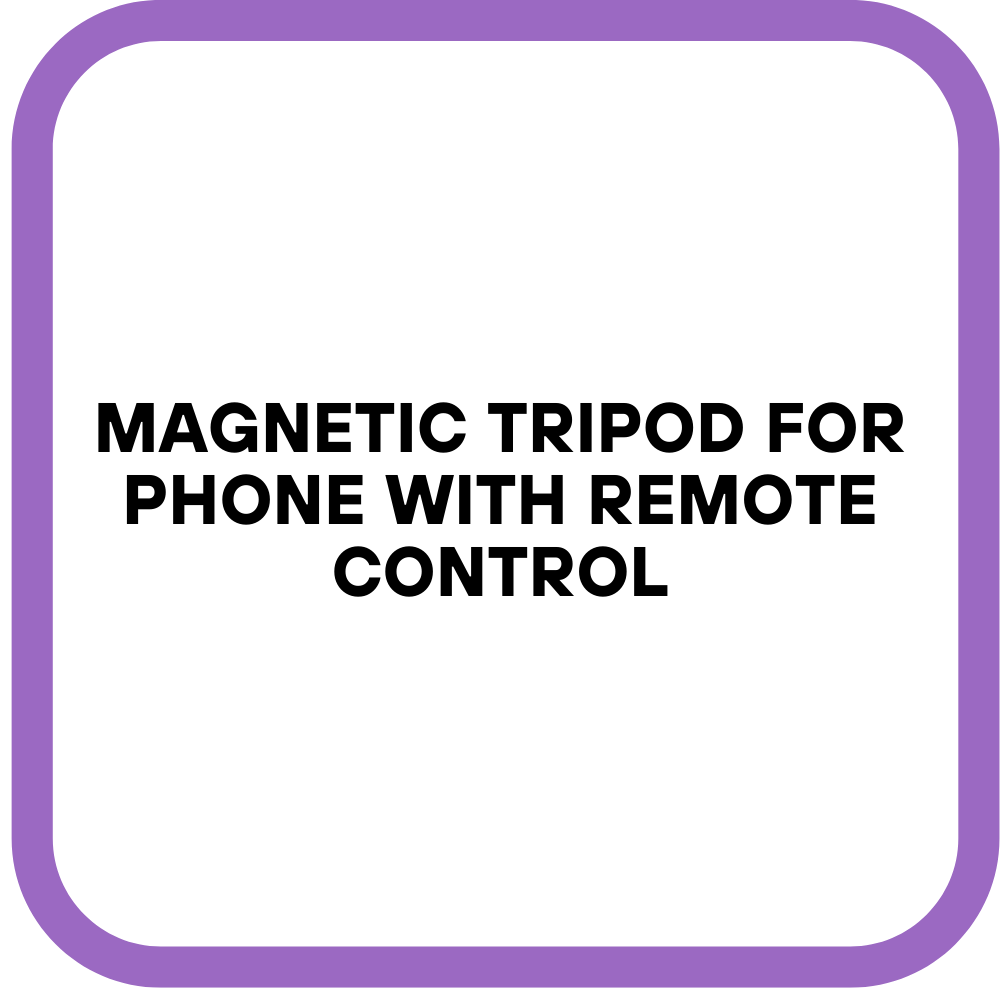 Magnetic Tripod for Phone with Remote Control