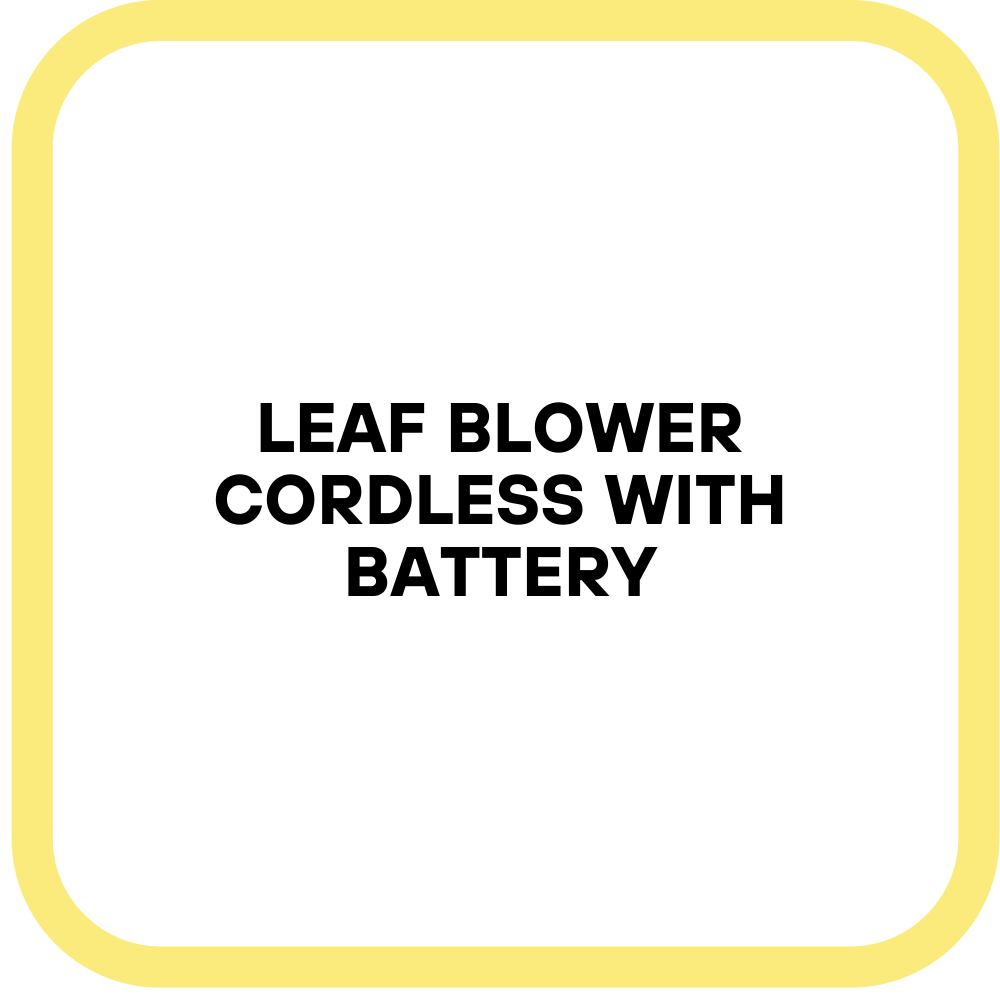 Leaf Blower Cordless with Battery