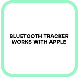 Bluetooth Tracker Works with Apple