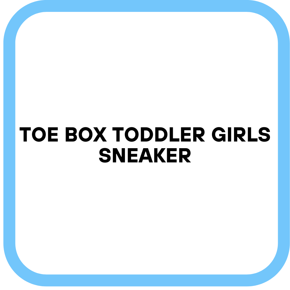 Toe Box Toddler Girls Sneaker