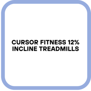 CURSOR FITNESS 12% Incline Treadmills