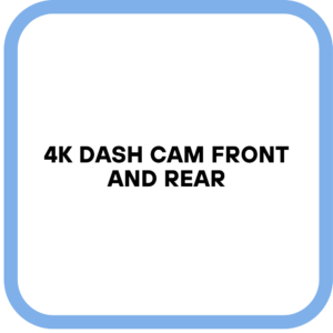 4K Dash Cam Front and Rear