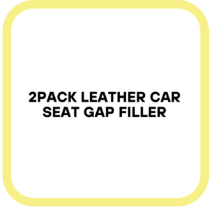 2Pack Leather Car Seat Gap Filler