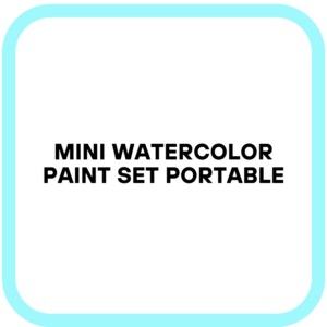 Mini Watercolor Paint Set Portable