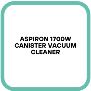 Aspiron 1700W Canister Vacuum Cleaner