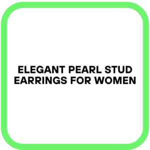 Elegant Pearl Stud Earrings for Women