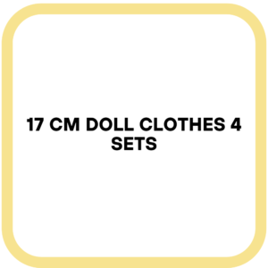 17 cm Doll Clothes 4 Sets