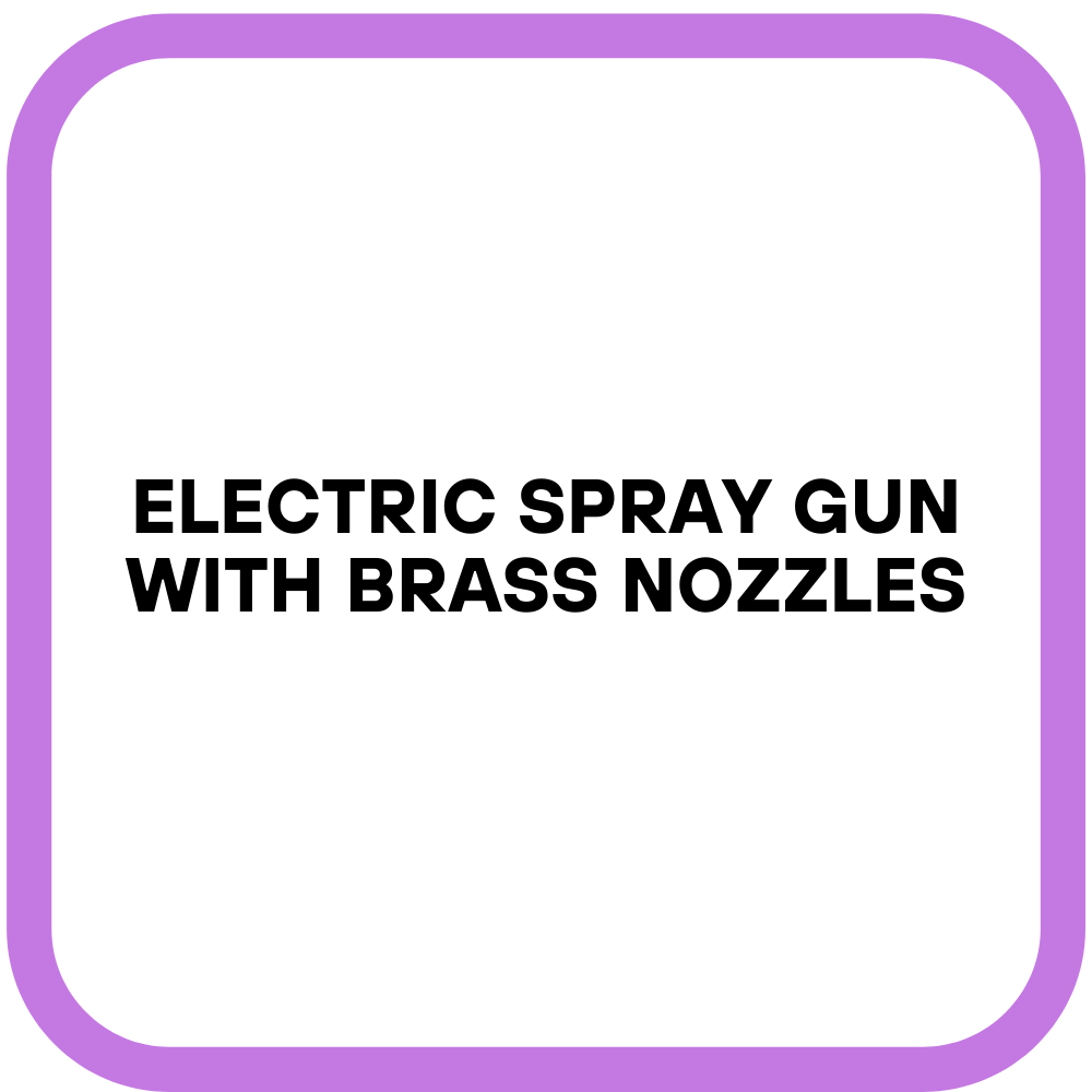 Electric Spray Gun with Brass Nozzles