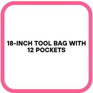 18-Inch Tool Bag with 12 Pockets