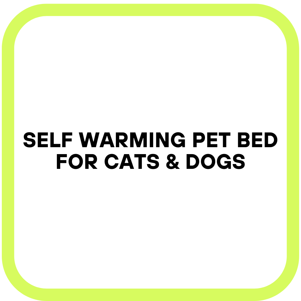 Self Warming Pet Bed for Cats & Dogs