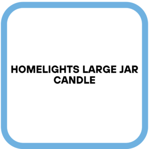 HomeLights Large jar Candle