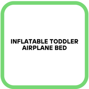 Inflatable Toddler Airplane Bed
