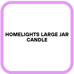 HomeLights Large jar Candle