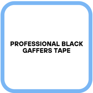 Professional Black Gaffers Tape