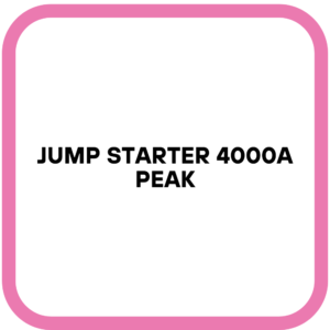 Jump Starter 4000A Peak