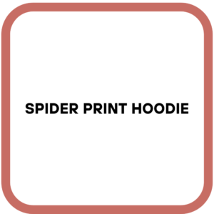 Spider Print Hoodie