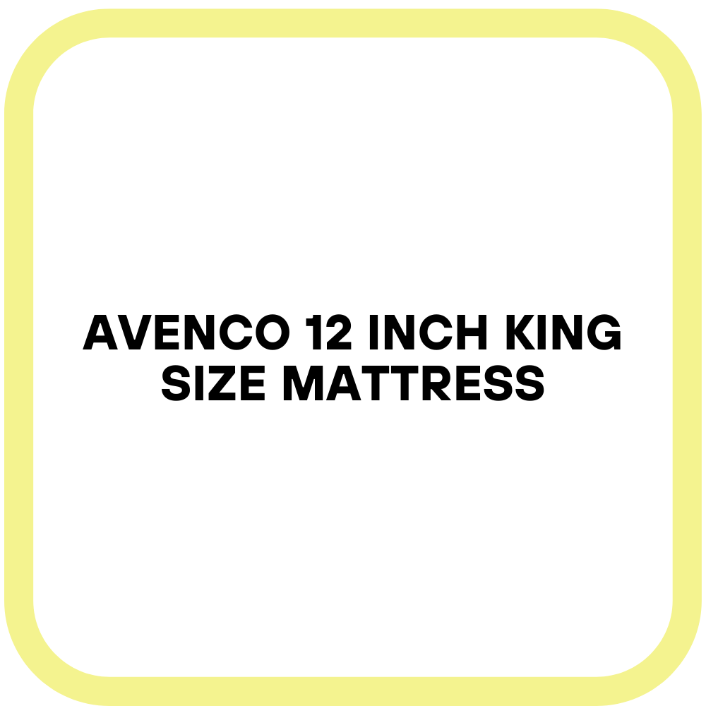 Avenco 12 Inch King Size Mattress