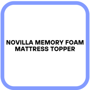 Novilla Memory Foam Mattress Topper