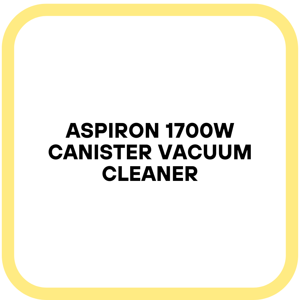 Aspiron 1700W Canister Vacuum Cleaner
