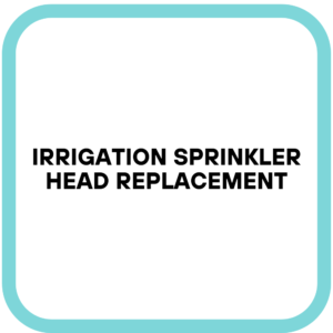 Irrigation Sprinkler Head Replacement