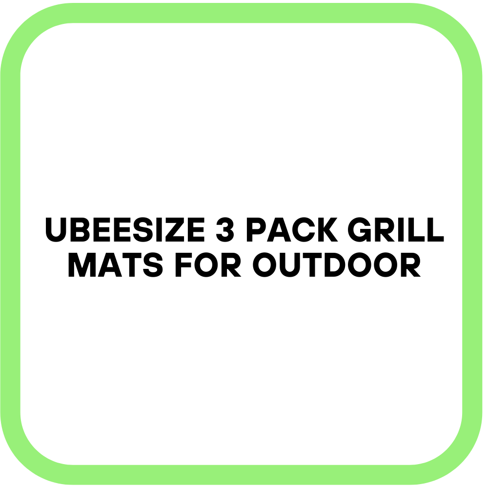 UBeesize 3 Pack Grill Mats for Outdoor