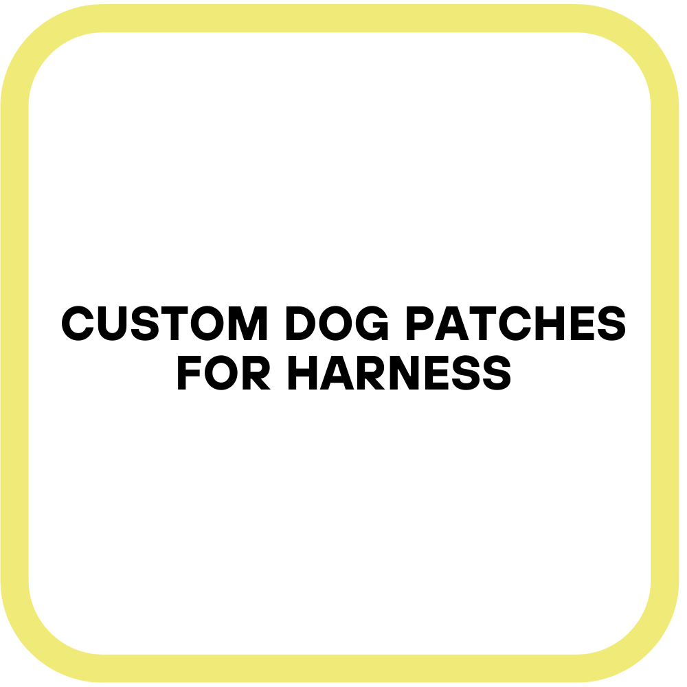 Custom Dog Patches For Harness