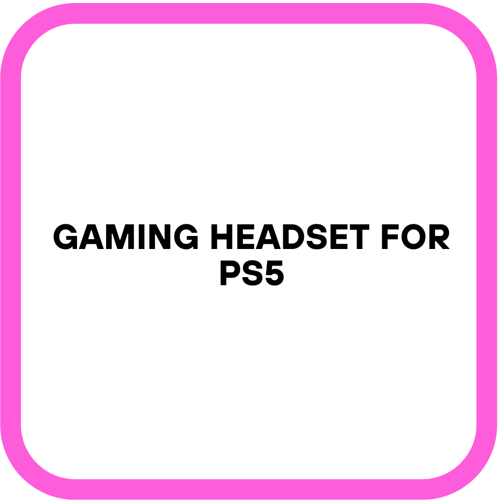 Gaming Headset for PS5