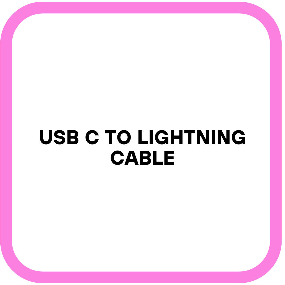 USB C to Lightning Cable