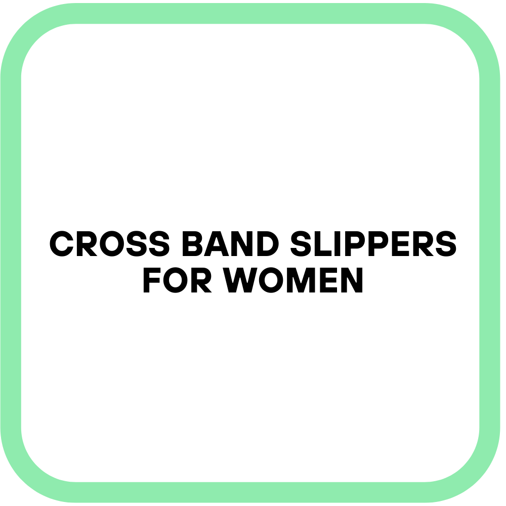 Cross Band Slippers For Women