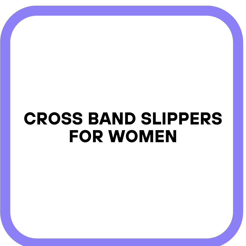 Cross Band Slippers For Women