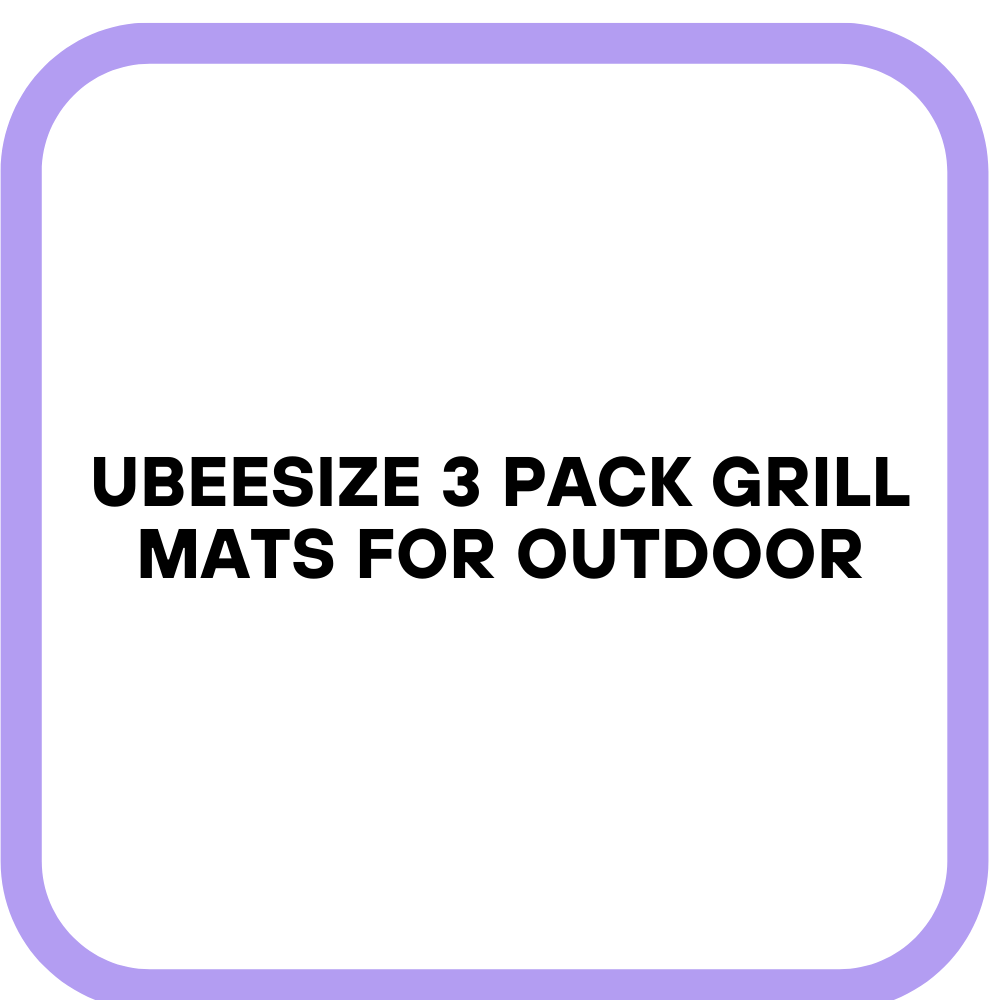 UBeesize 3 Pack Grill Mats for Outdoor