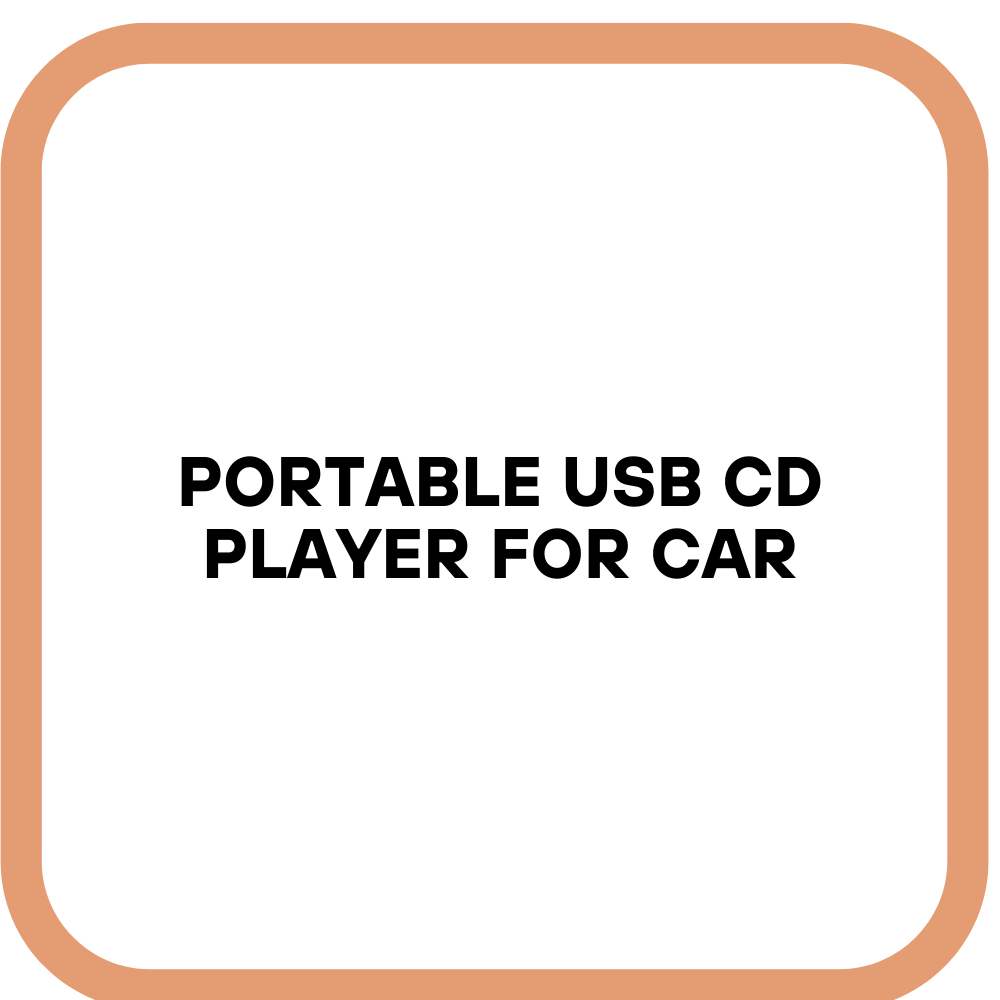 Portable USB CD Player for Car