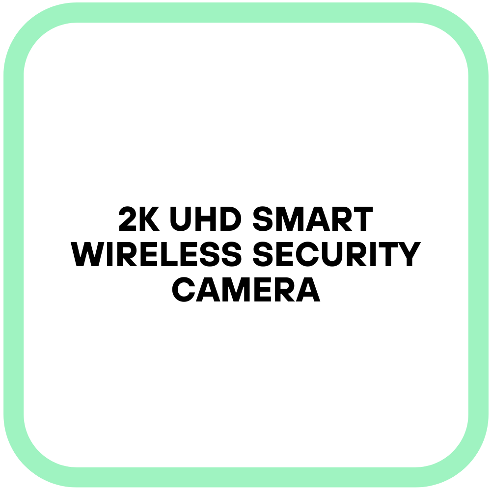 2K UHD Smart Wireless Security Camera