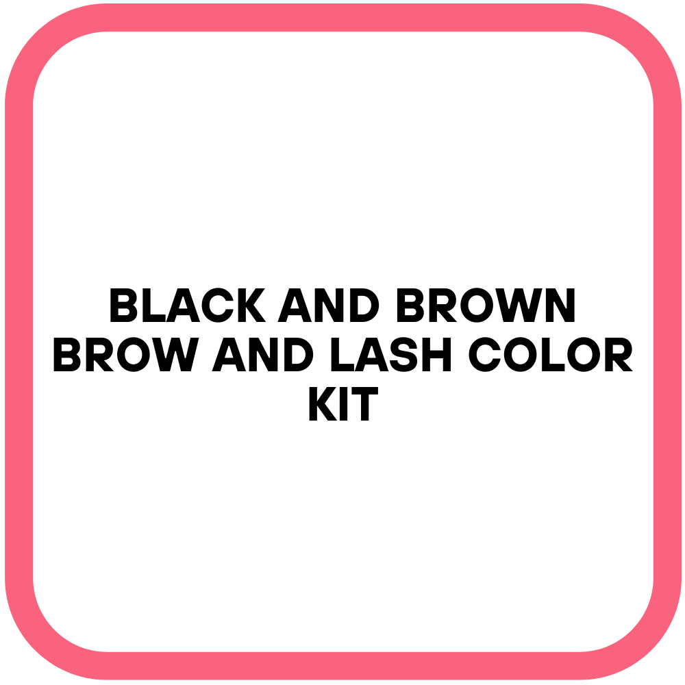 Black and Brown Brow and Lash Color Kit