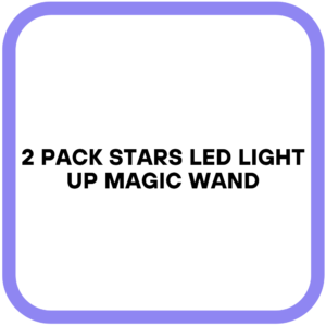 2 Pack Stars LED Light Up Magic Wand