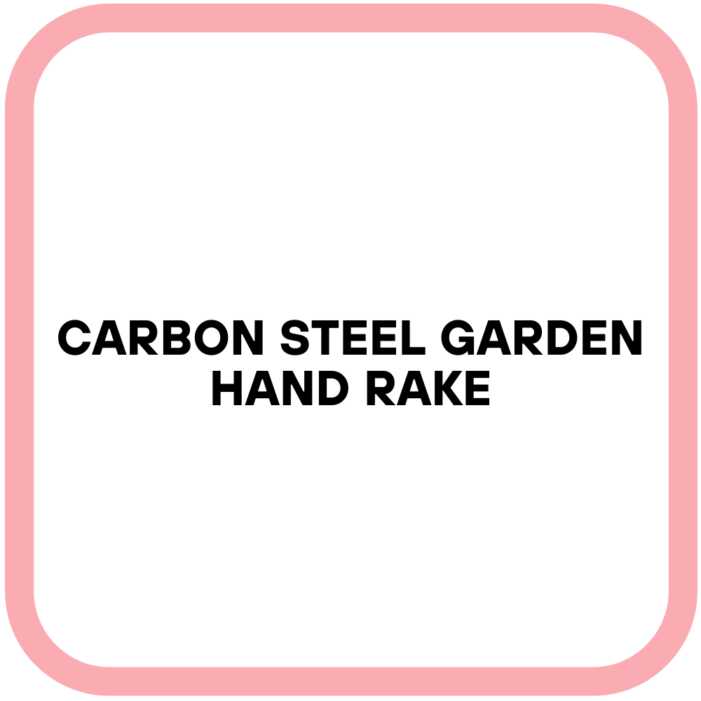 Carbon Steel Garden Hand Rake