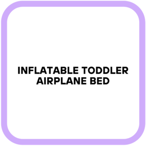 Inflatable Toddler Airplane Bed